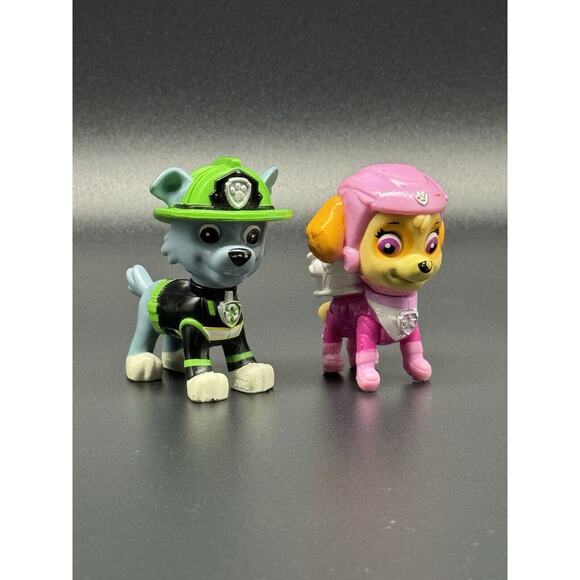 PAW PATROL Rocky & Skye 2.5” Figures - Picture 1 of 7